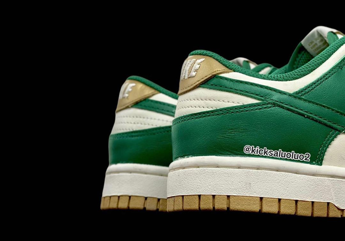 Nike Dunk Low Green Gold 2