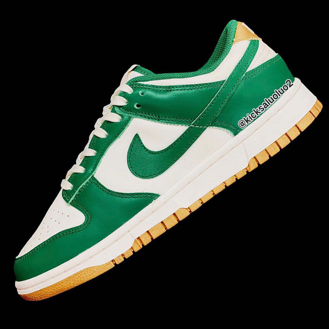 Nike Dunk Low Green Gold 4