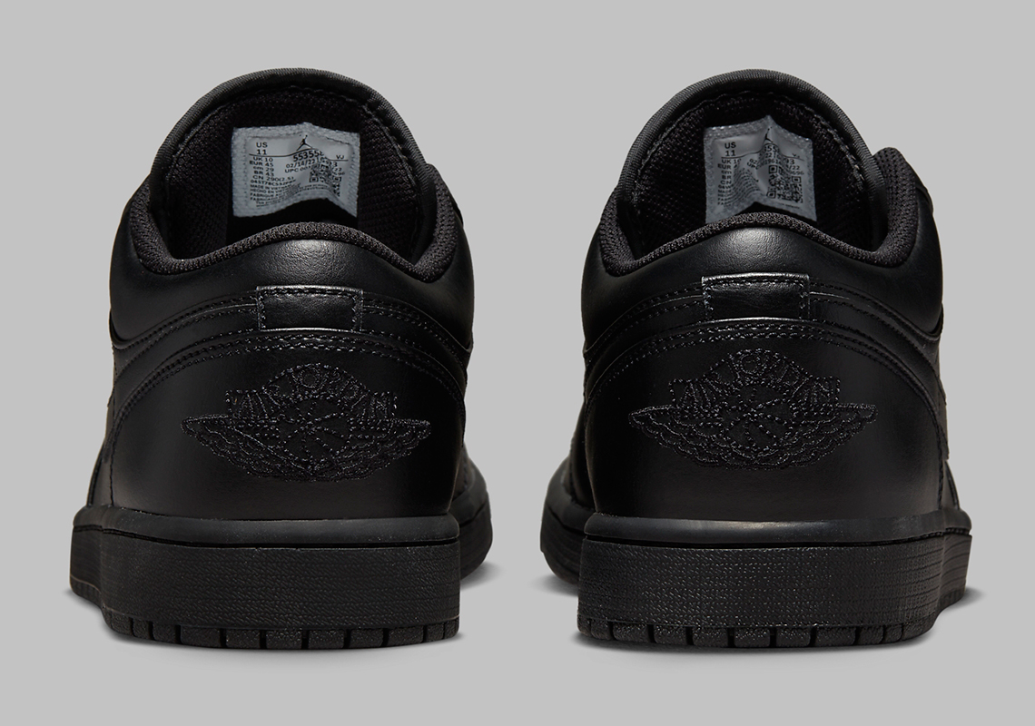 Air Jordan 1 Low Triple Black 553558 093 5 1