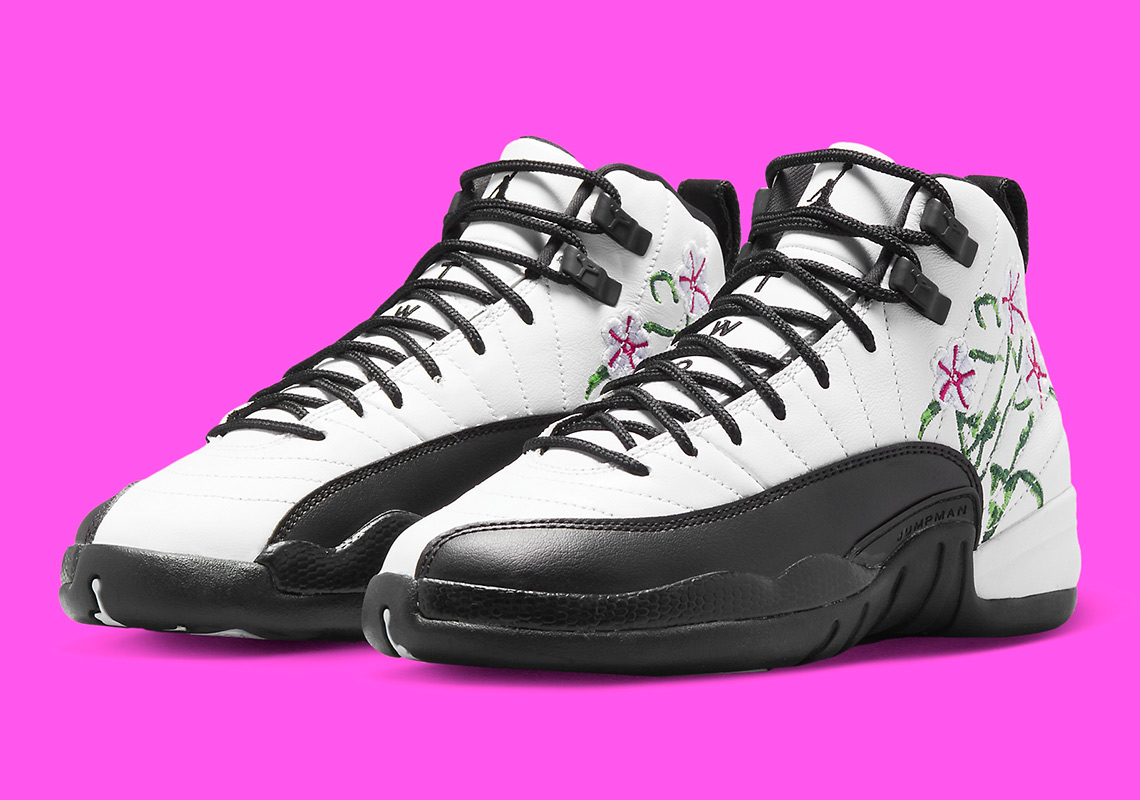 Air Jordan 12 Gs Floral Dr6956 100 5