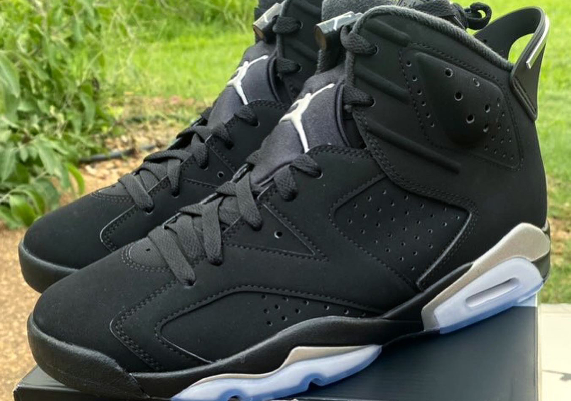 Detailed Look At The Upcoming Air Jordan 6 "Black Chrome"