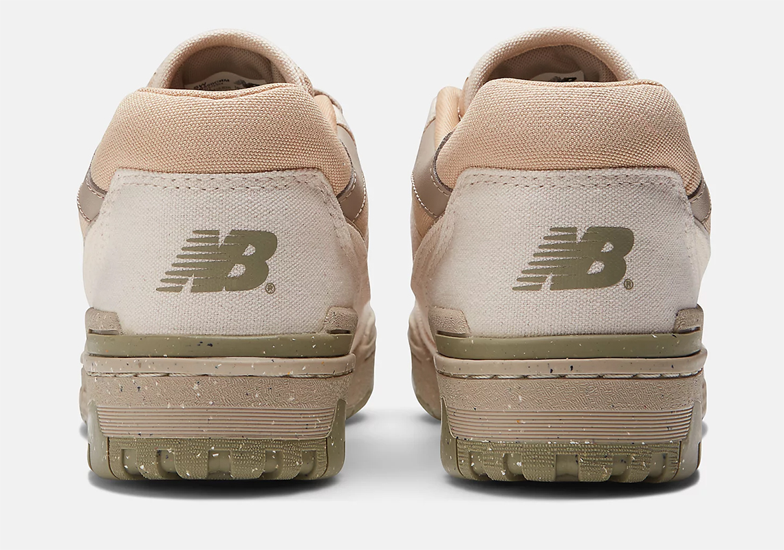 New Balance 550 Cream Canvas Olive Bb550crm 6