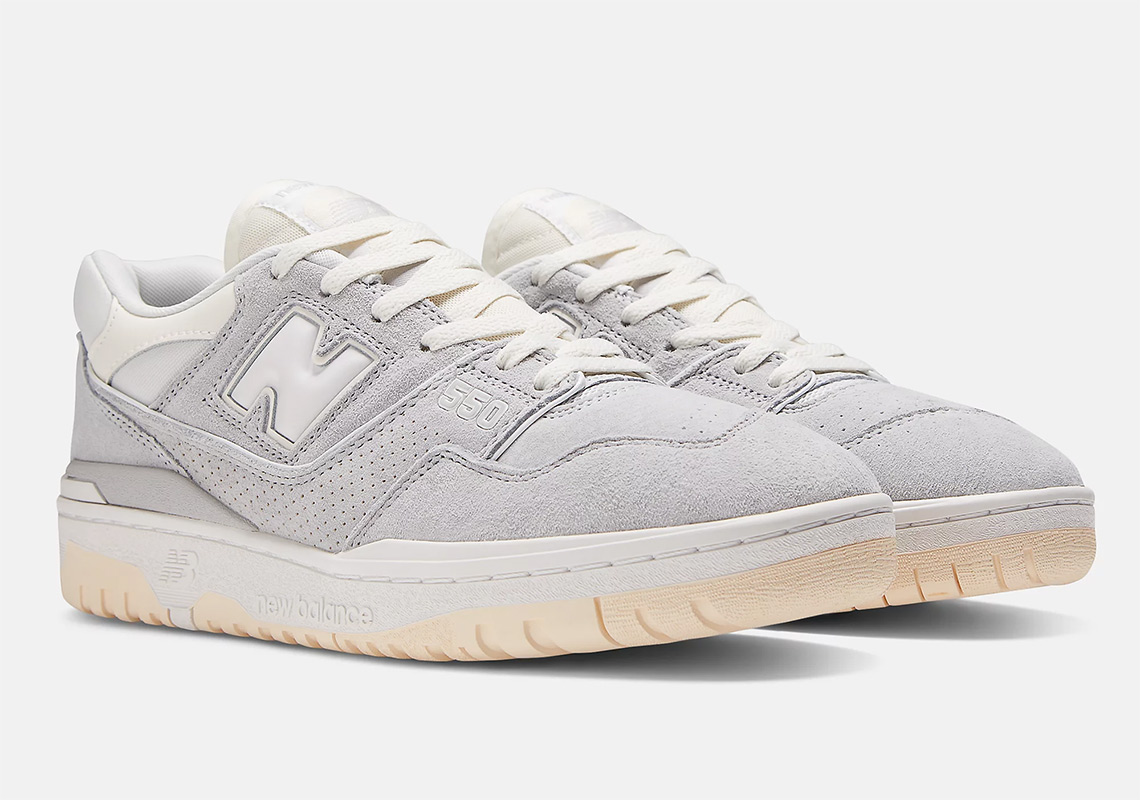 New Balance 550 Grey Suede 3