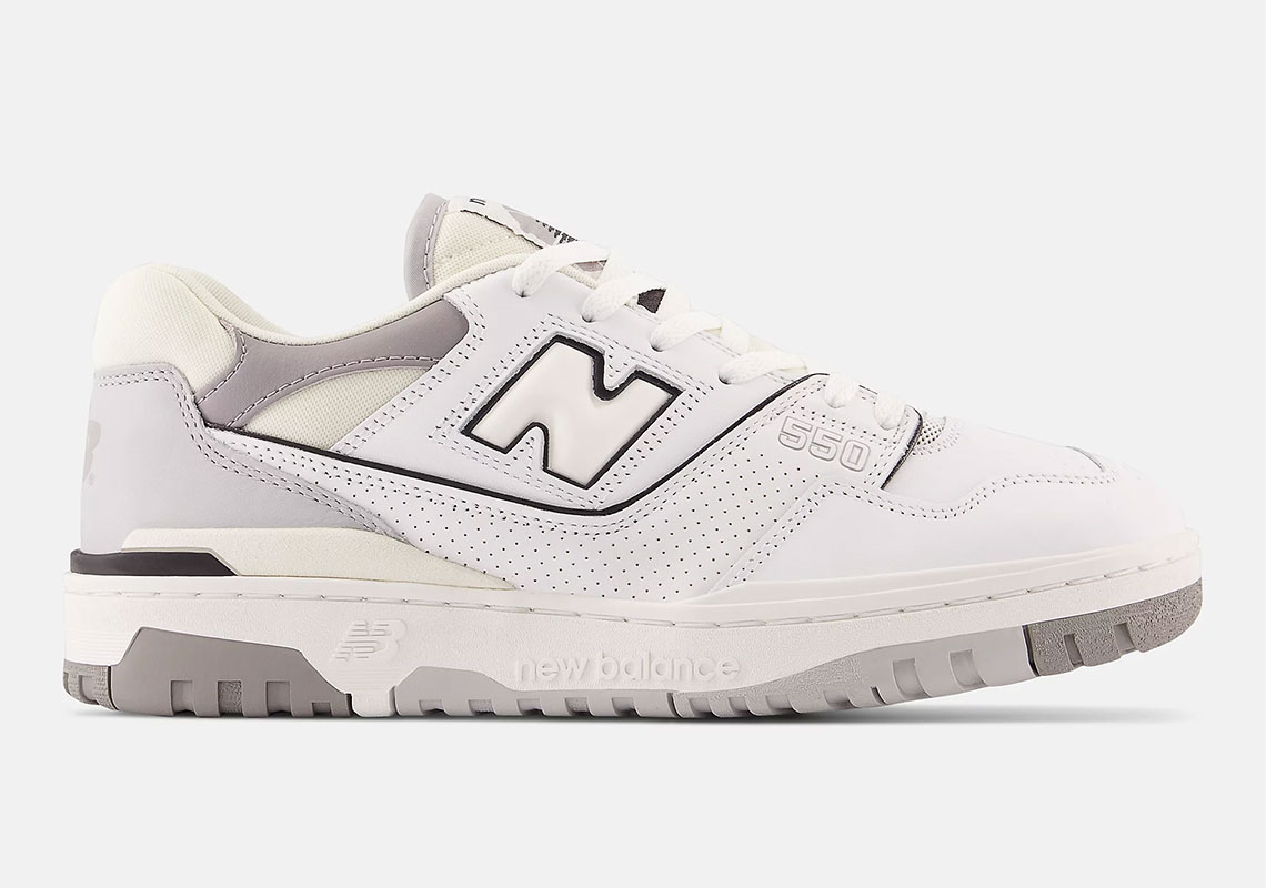 New Balance 550 White Grey Black Bb550pwa 2