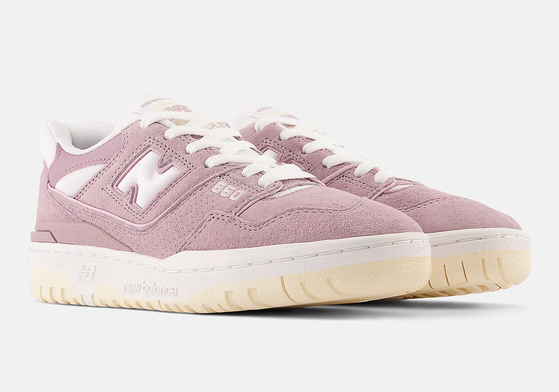 New Balance 550 Womens Pink Suede Bbw550pb 3