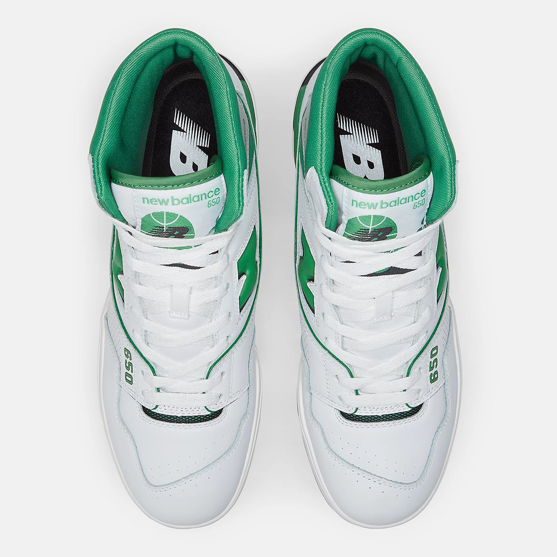 New Balance 650 White Green Bb650rwg 3