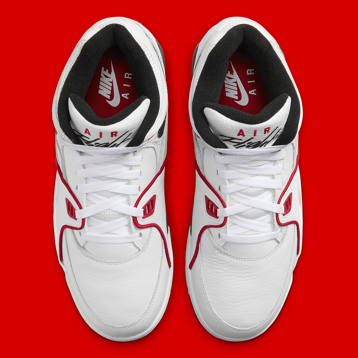 Nike Air Flight 89 White Black Red Fd9928 101 4