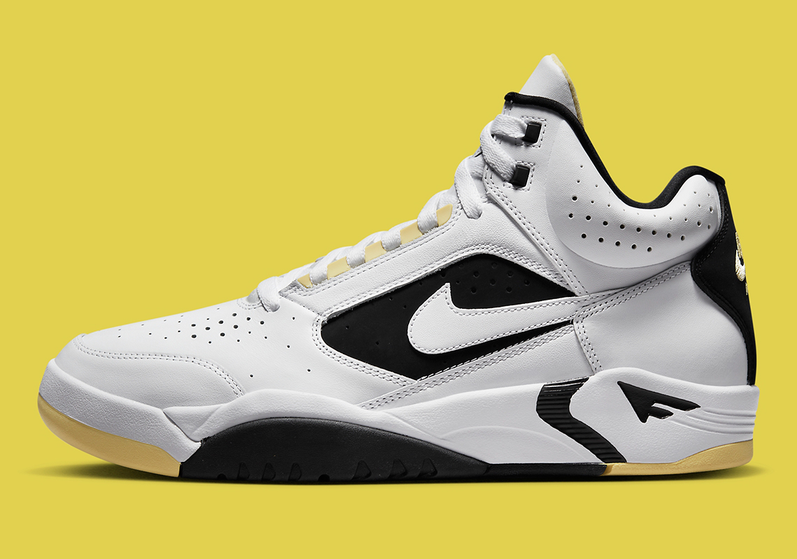 Nike Air Flight Lite Mid White Lemon Black Dv0824 100 2