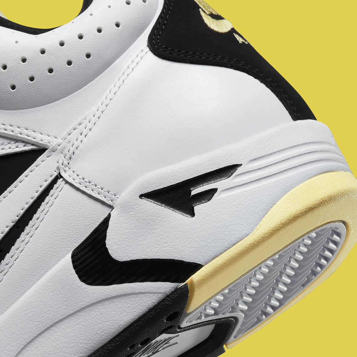 Nike Air Flight Lite Mid White Lemon Black Dv0824 100 6