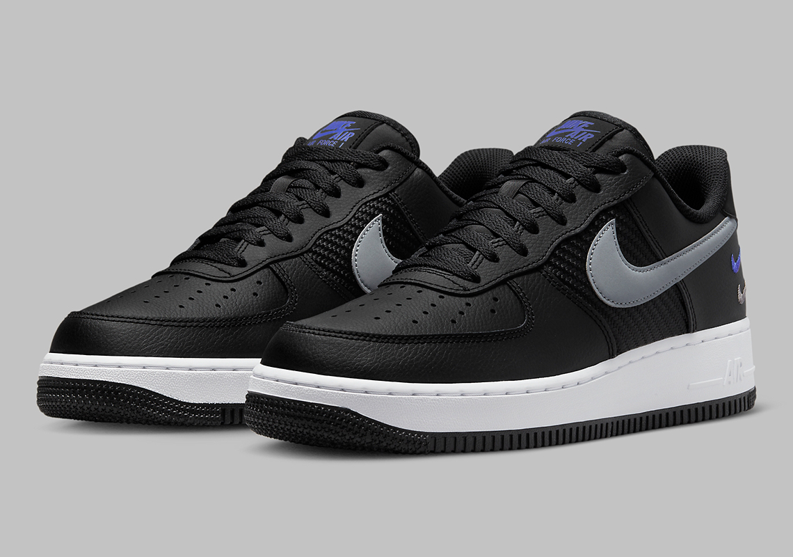 Nike Air Force 1 Low Black Triple Swoosh Fd0666 001 2