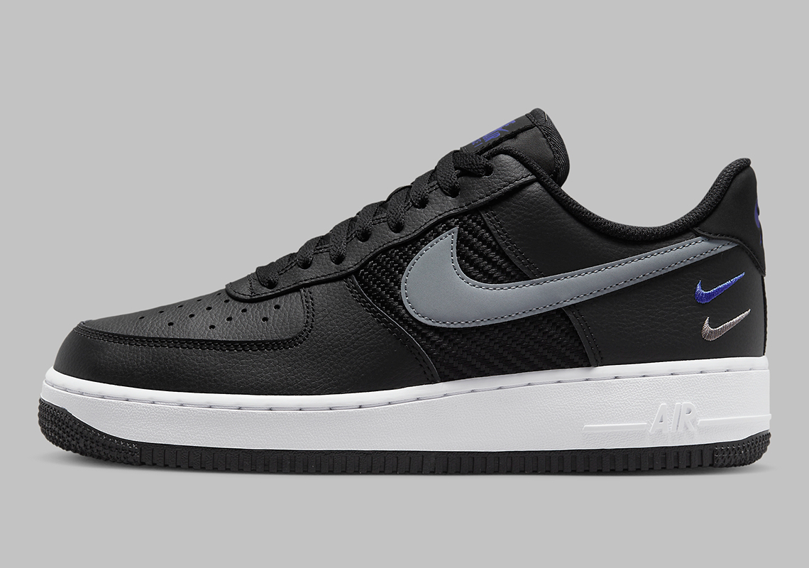 Nike Air Force 1 Low Black Triple Swoosh Fd0666 001 3