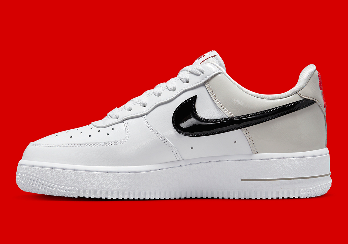 Nike Air Force 1 Low Patent Swoosh Dq7570 001 2