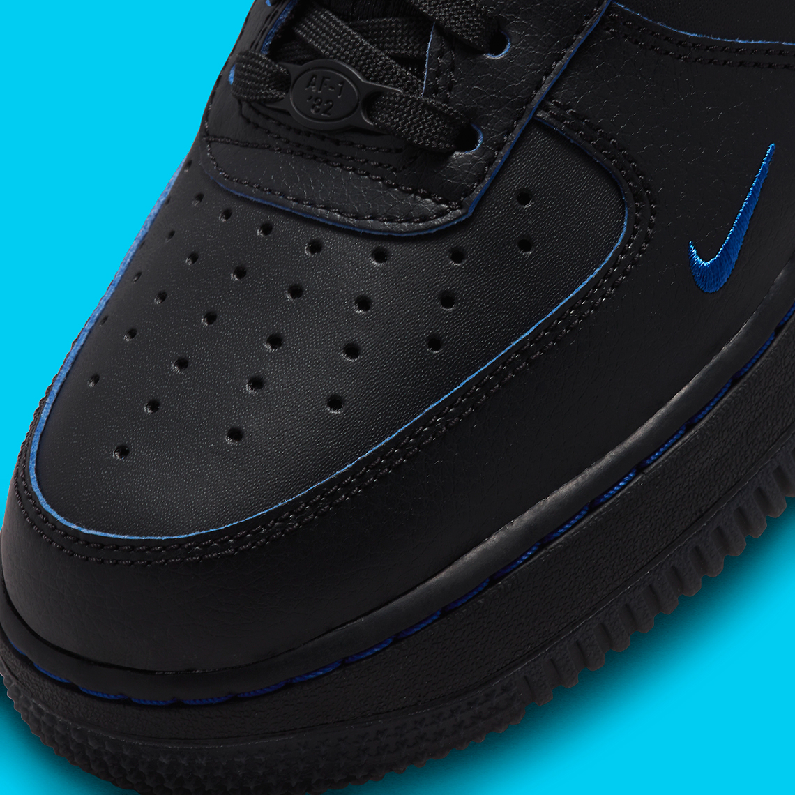 Nike Air Force 1 Low Worldwide Black Royal Fb1840 001 2