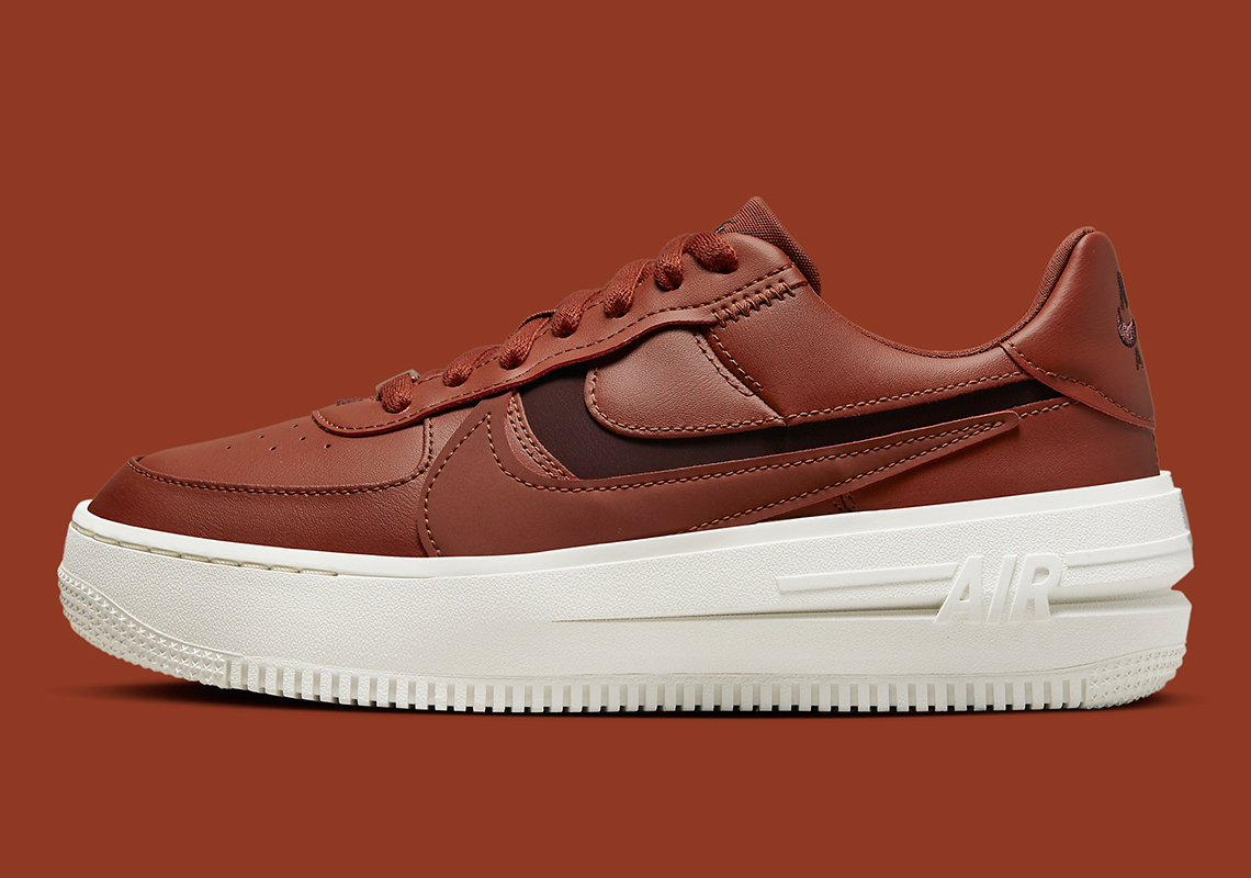 Nike Air Force 1 Plt Af Orm Mars Stone Sail Burgundy Crush Dj9946 603 3