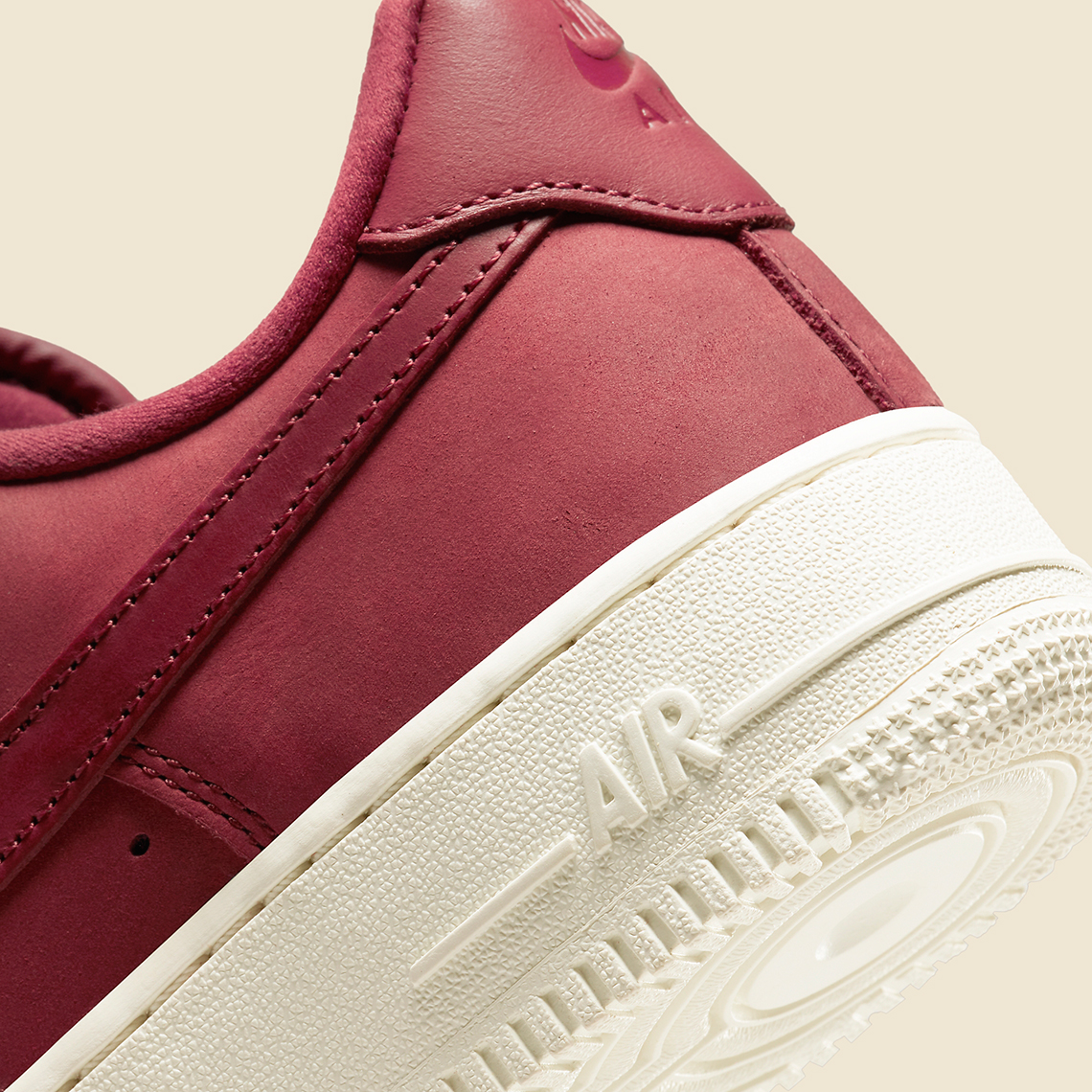 Nike Air Force 1 Prm Light Maroon Sail Dr9503 600 6