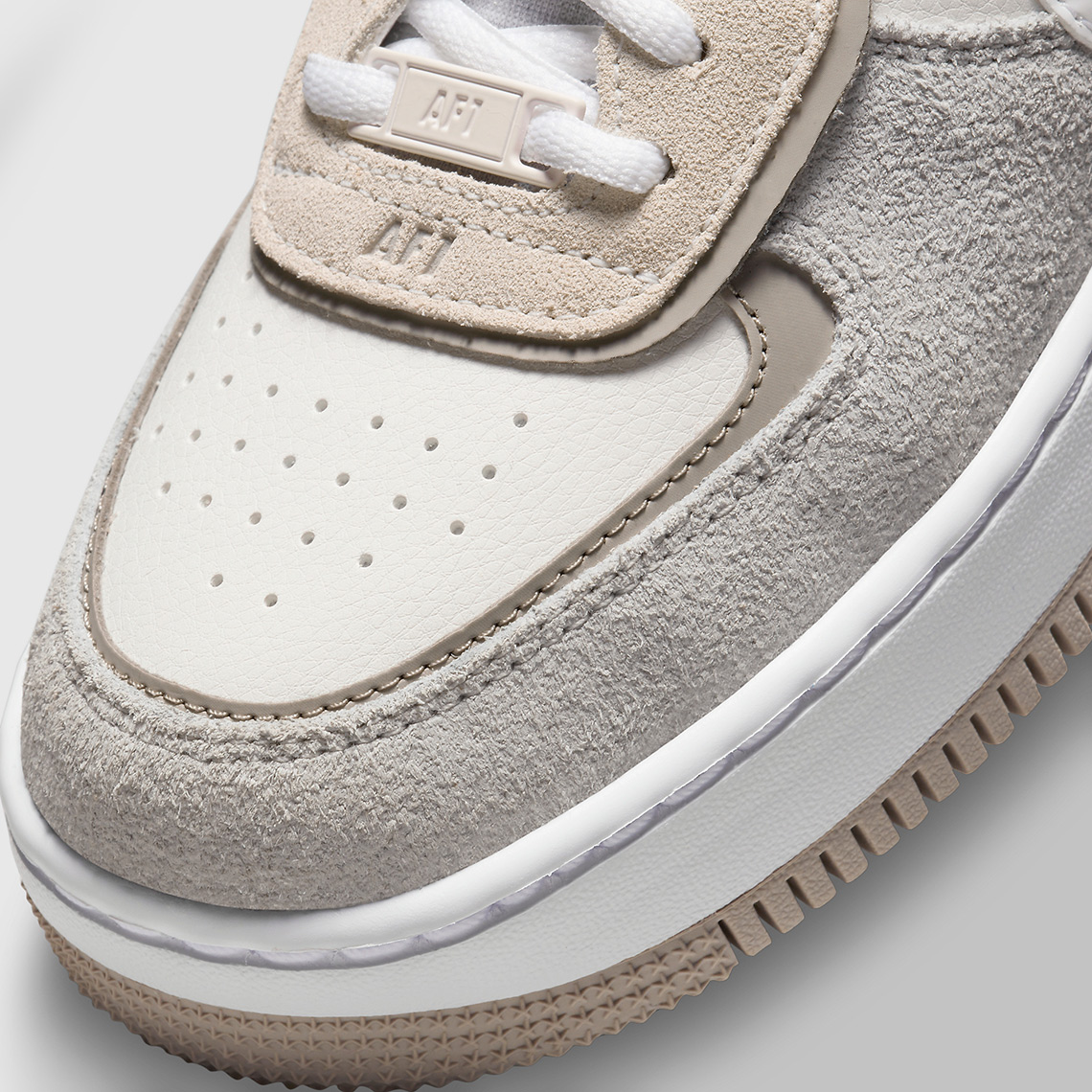 Nike Air Force 1 Shadow Grey Sail Fb7172 111 3