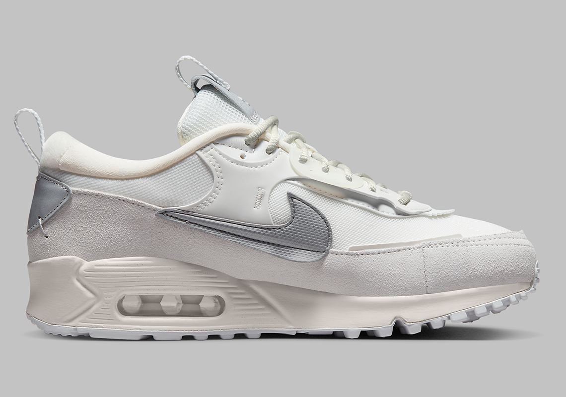 Nike Air Max 90 Futura Sail Silver Black Fb1877 110 3