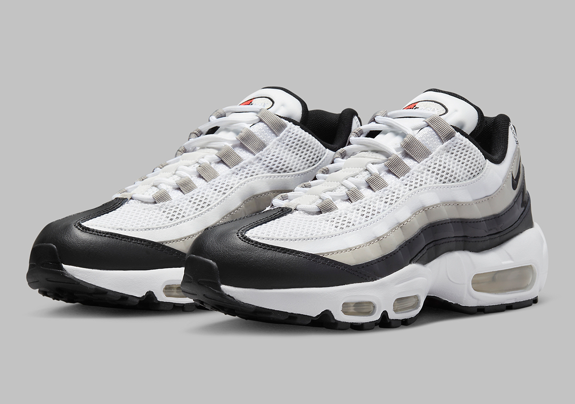 White Mesh And Black Patent Leathers Collide For The Latest Fall-Ready Air Max 95