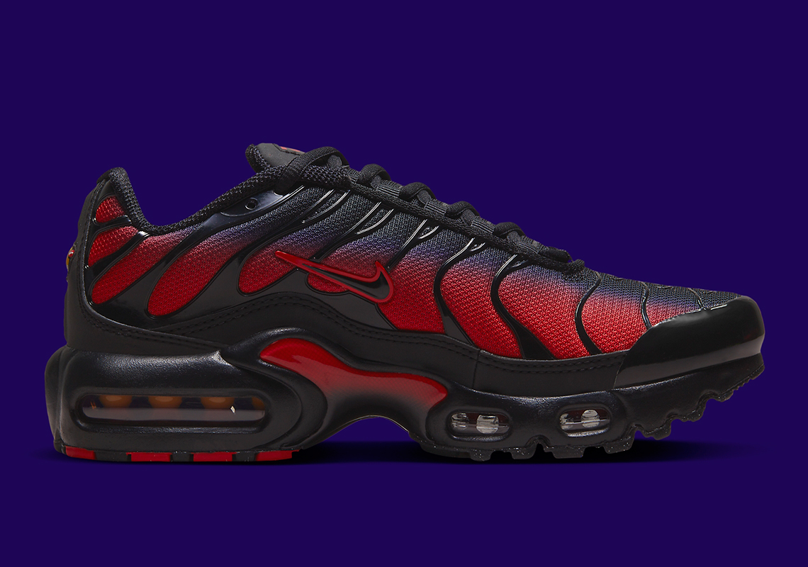 Nike Air Max Plus Gs Red Navy Black Fb8024 600 4