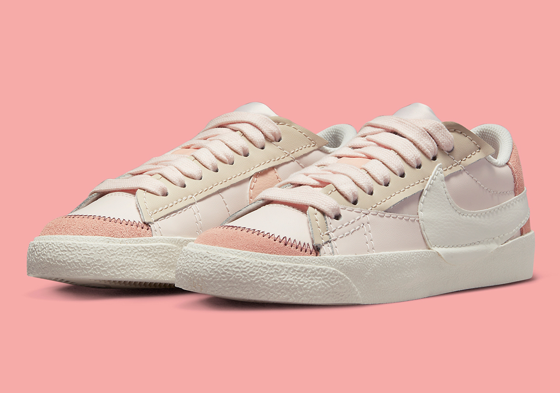 Pink Tones Cover The Nike Blazer Low Jumbo