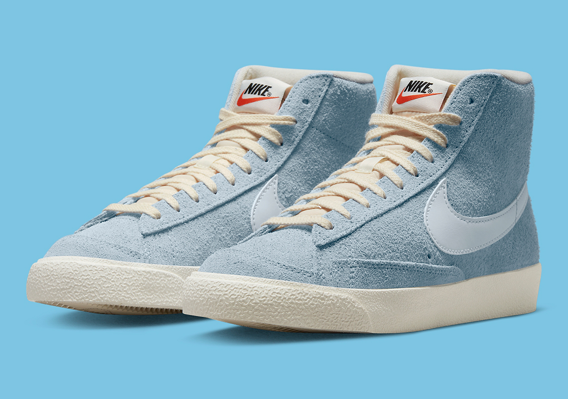 Nike Blazer Mid 77 Ice Blue Suede Dv7006 400 7