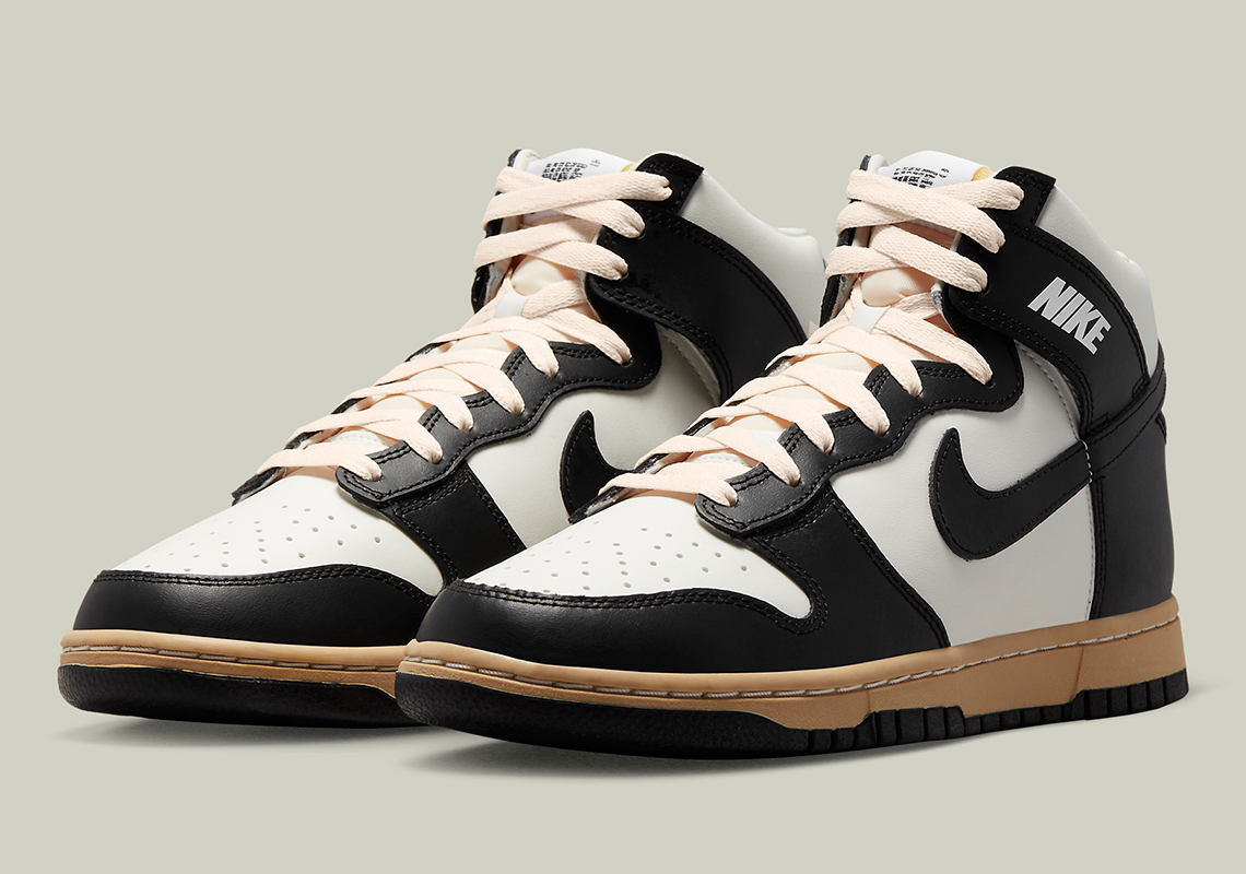 Nike Dunk High Vintage Black White 8