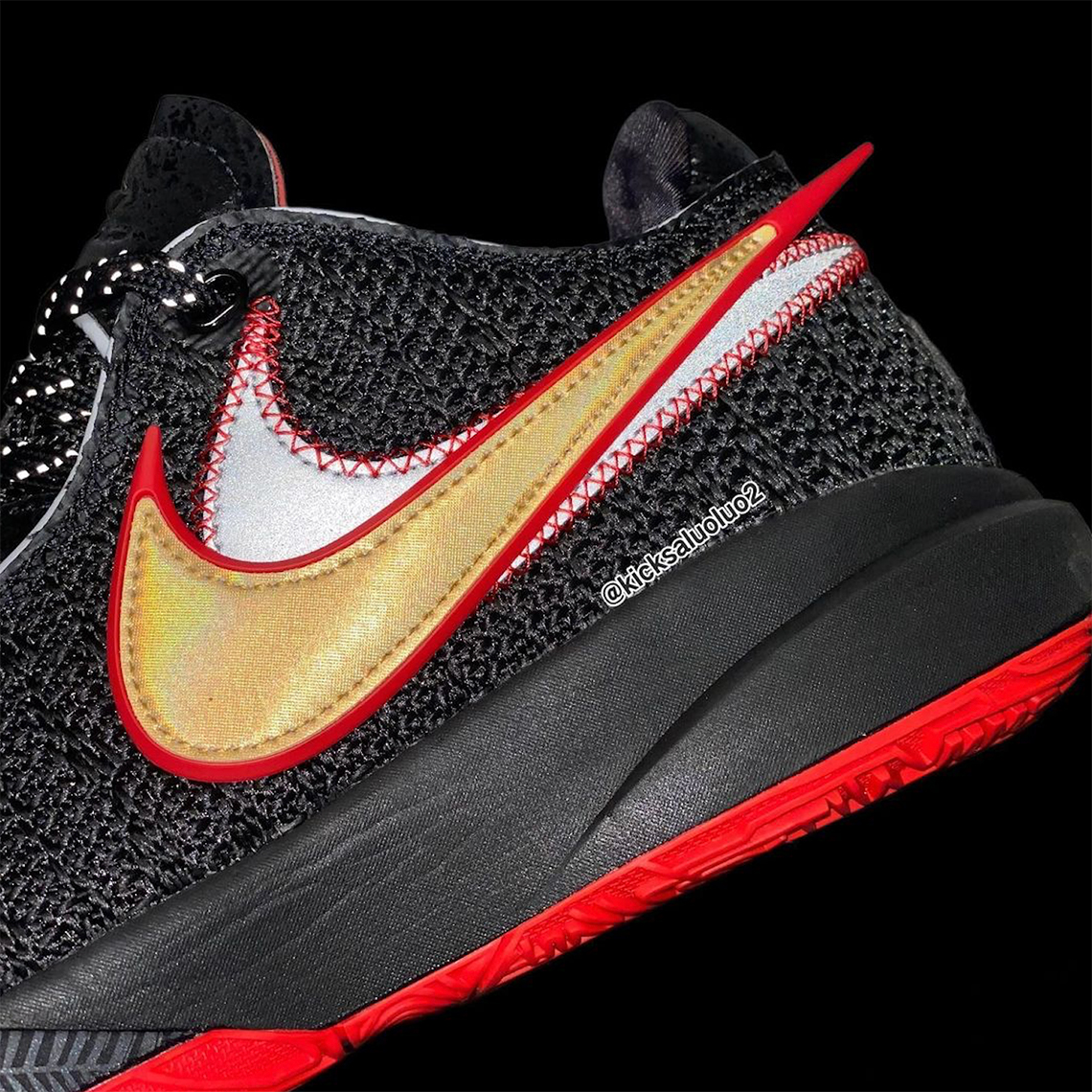 Nike Lebron 20 Black Red Gold 3