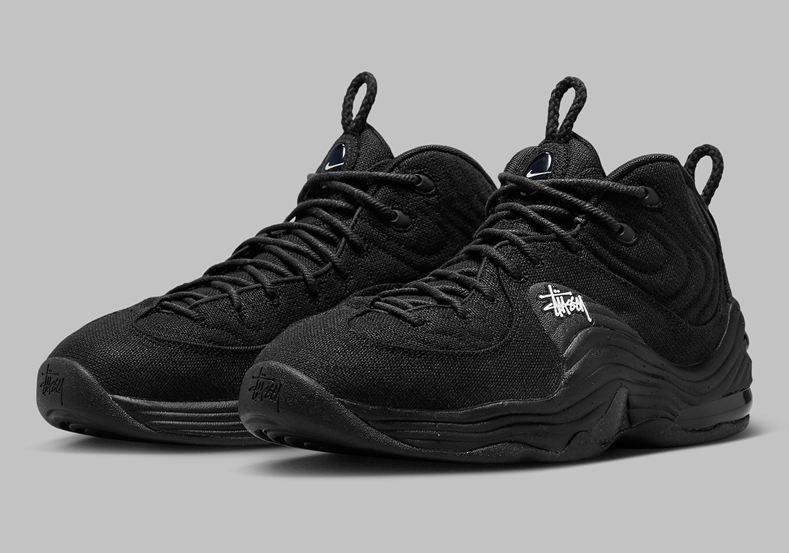 Stussy x Nike Air Penny 2 Revealed In Triple Black