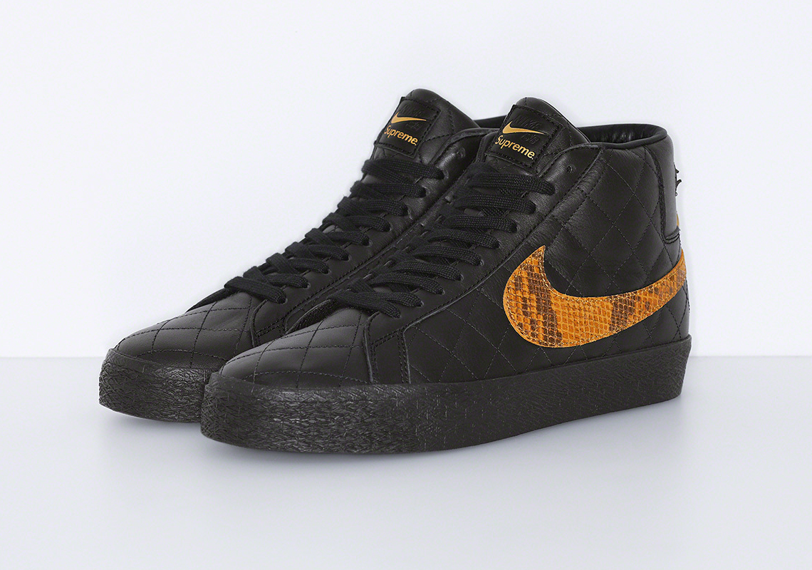 Supreme Nike Sb Blazer Black Release Date 1