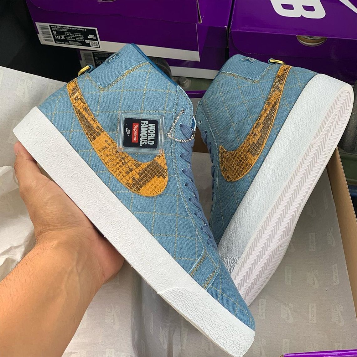 Supreme Nike Sb Blazer Mid Denim Dx8421 400 1