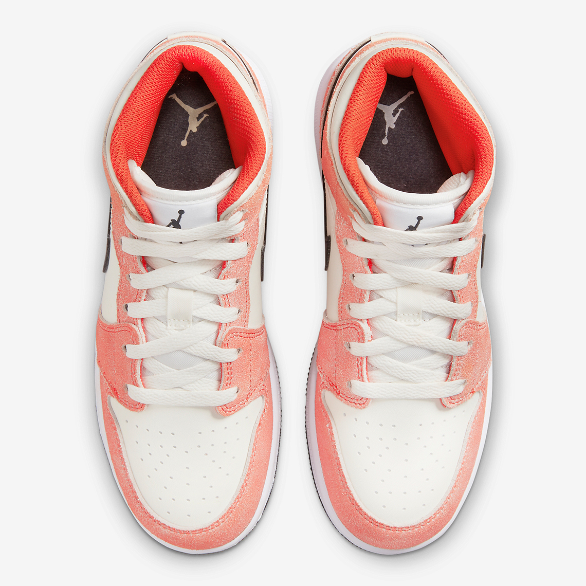 Air Jordan 1 Mid Orange Suede Dv1336 800 4