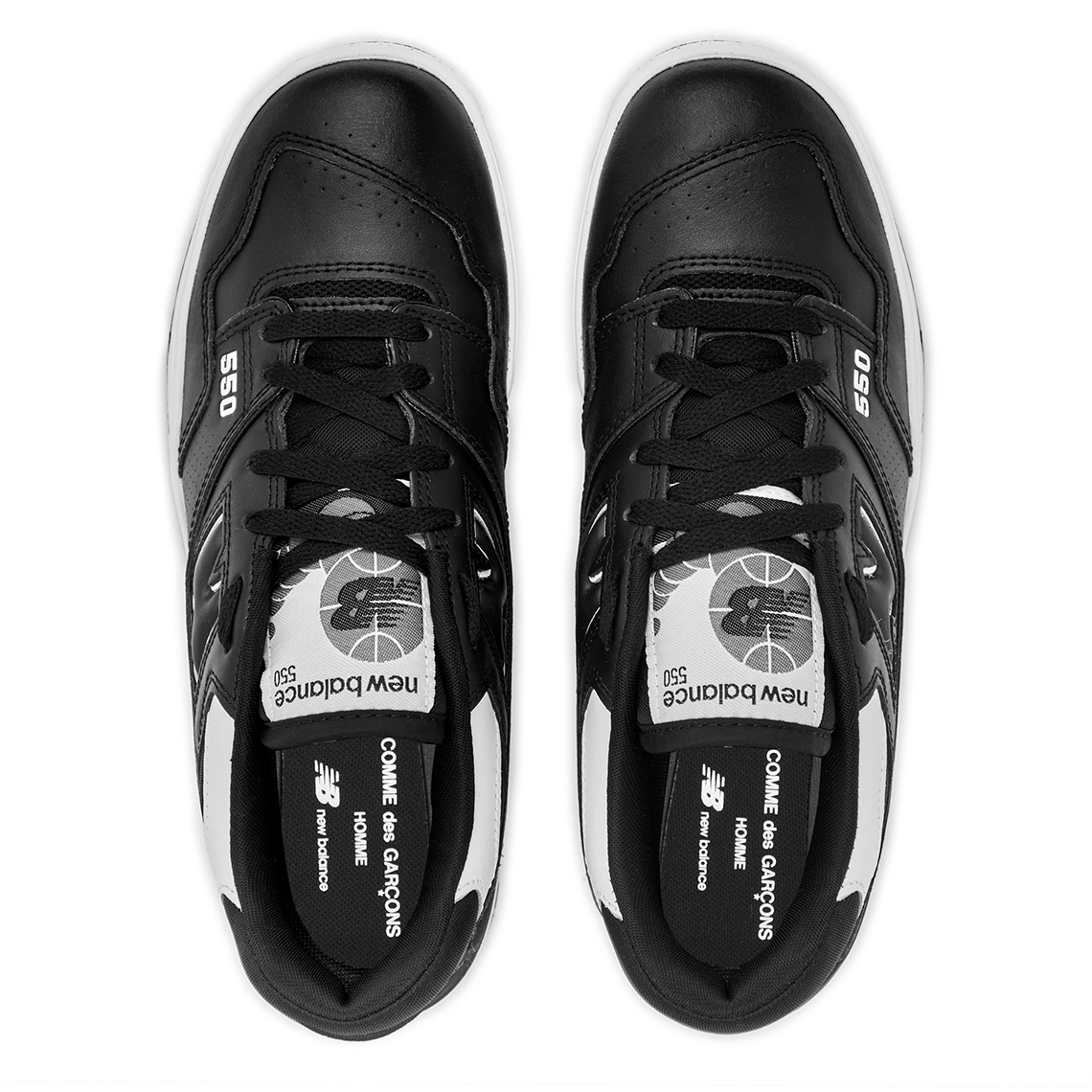 Comme Des Garcons Homme New Balance 550 Black 3