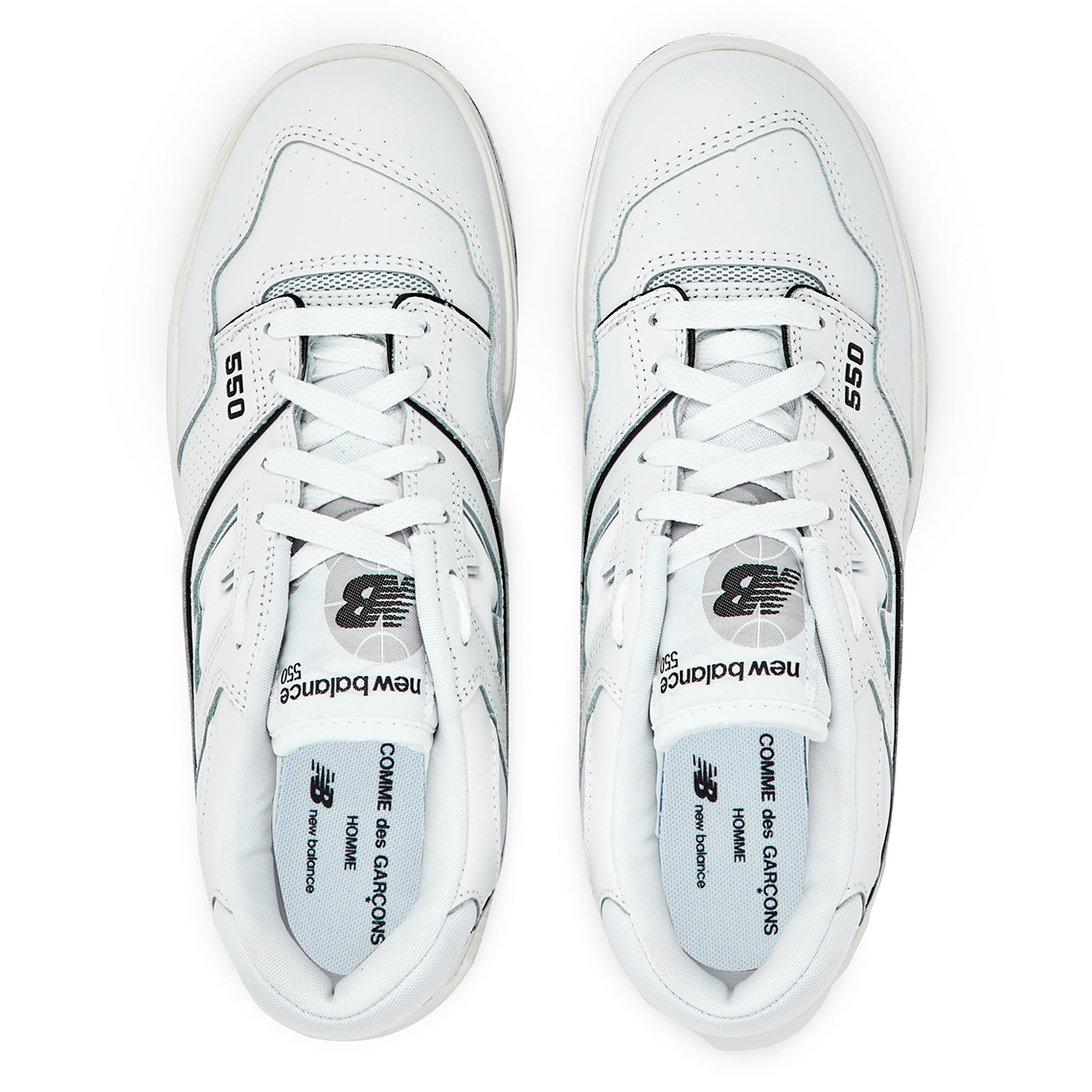 Comme Des Garcons Homme New Balance 550 White 4