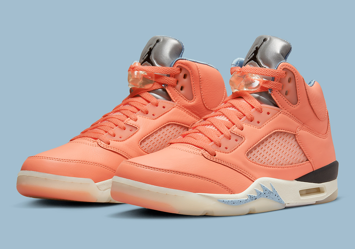 Official Images Of The DJ Khaled x Air Jordan 5 "Crimson Bliss"