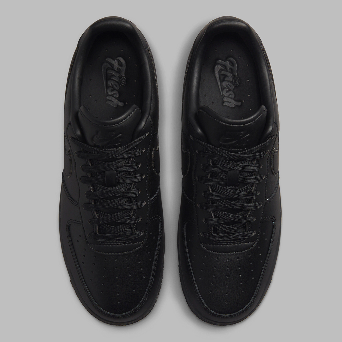 Nike Air Force 1 Fresh Triple Black Dm0211 001 2