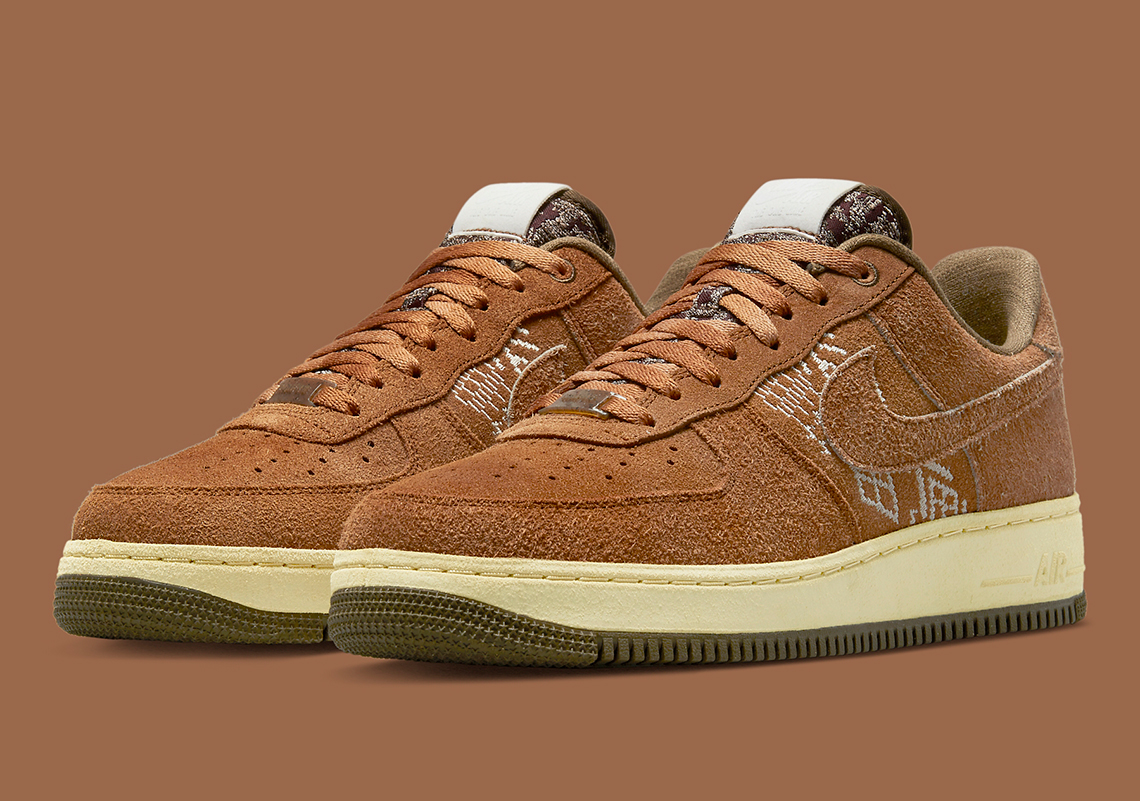 Earth Tones Dress The Newest Iteration Of The Nike Air Force 1 “NAI-KE”