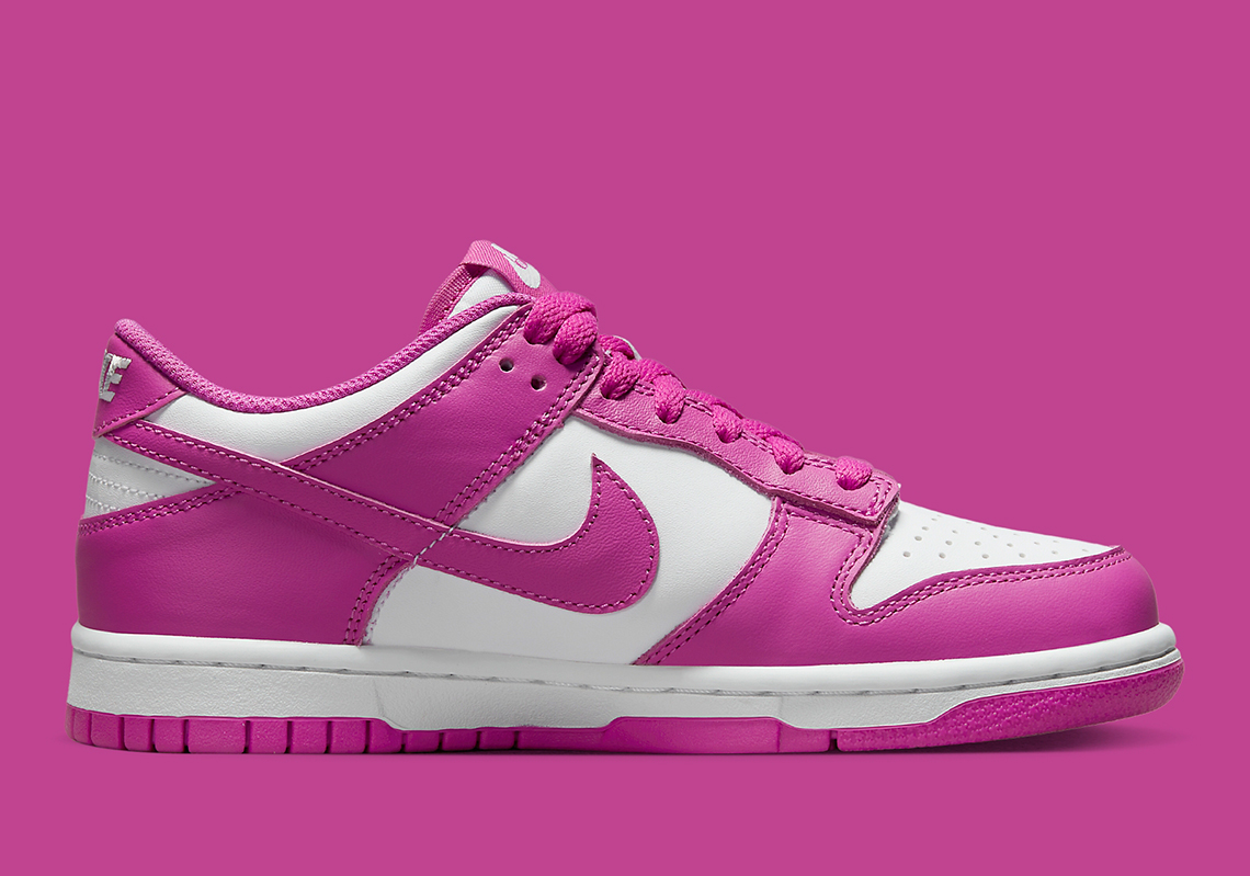 Nike Dunk Low Gs Active Fuchsia Fj0704 100 3