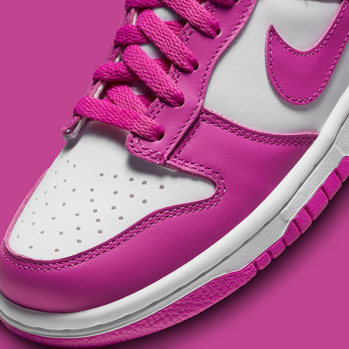 Nike Dunk Low Gs Active Fuchsia Fj0704 100 4