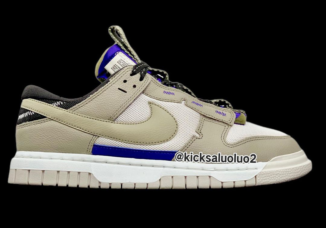 Nike Dunk Low Remastered Olive Blue 5