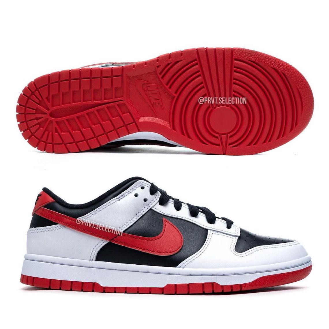 Nike Dunk Low Reverse Panda Red 2