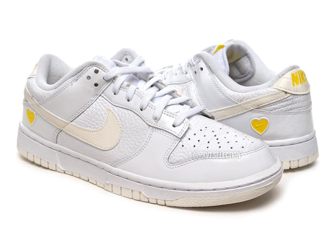 First Look At The Nike Dunk Low "Yellow Heart"