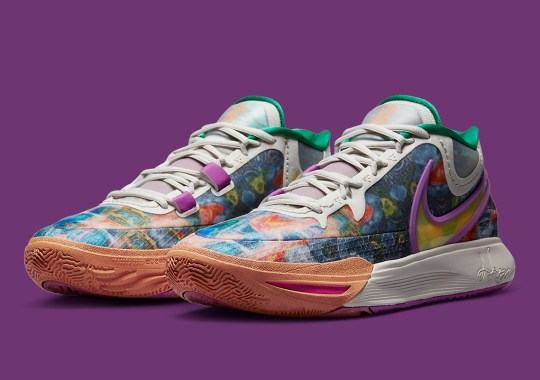 The Nike Kyrie 8 “Multi-Color” Is Reminiscent Of A Water Color Painting