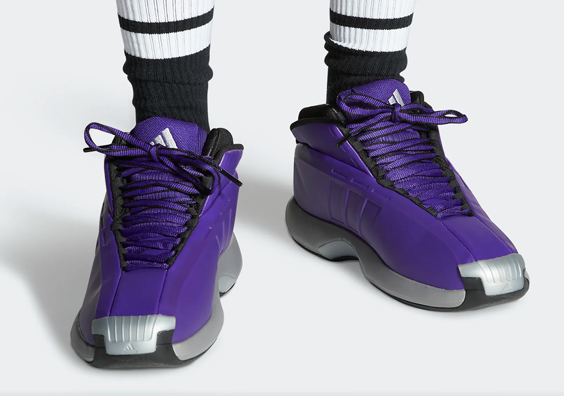 A Lakers-Friendly "Regal Purple" Paints The Retro adidas Crazy 1