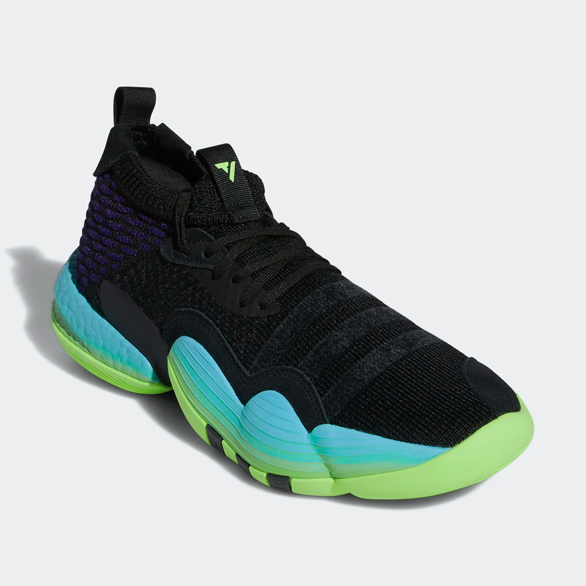 Adidas Trae Young 2 Core Black Team Solar Green H06473 7