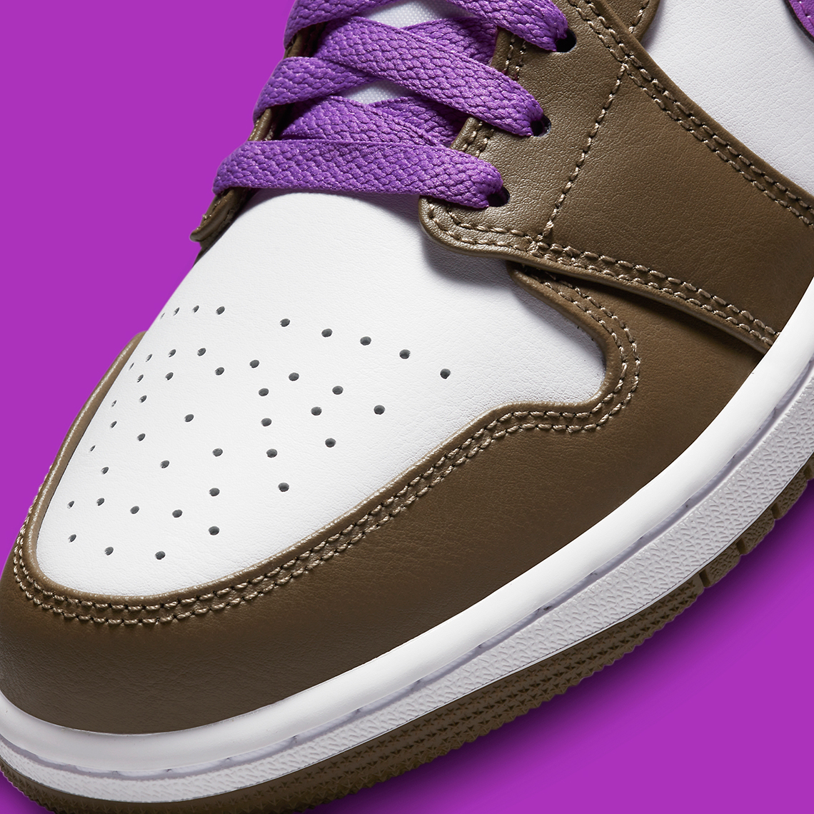 Air Jordan 1 Low Brown Purple 553558 215 1