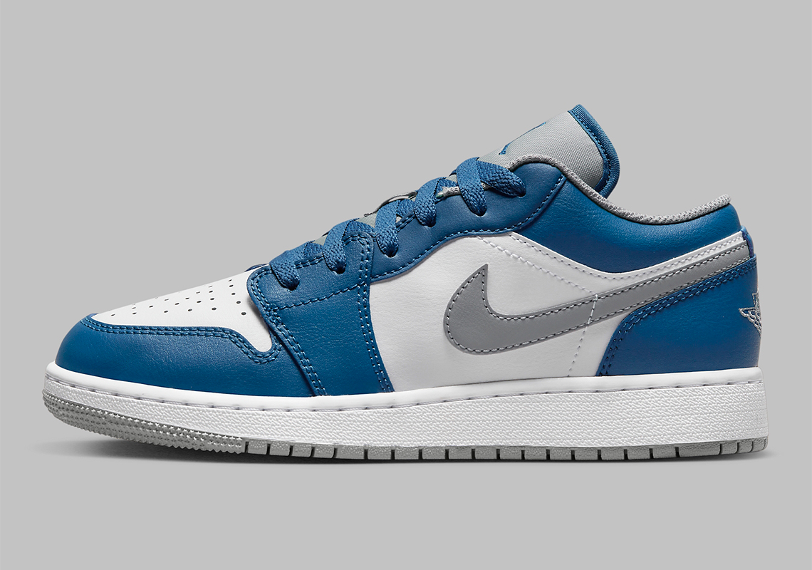 "French Blue" Animates This Kid's Air Jordan 1 Low