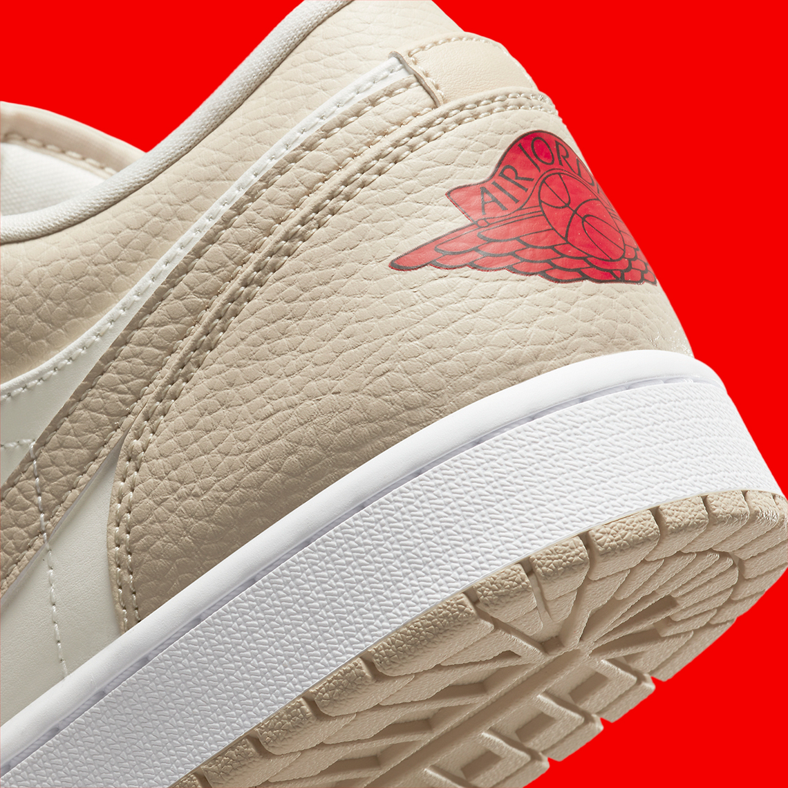 Air Jordan 1 Low Tumbled Khaki 4