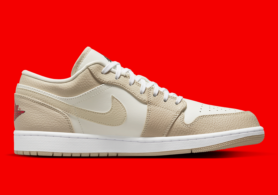 Air Jordan 1 Low Tumbled Khaki 6