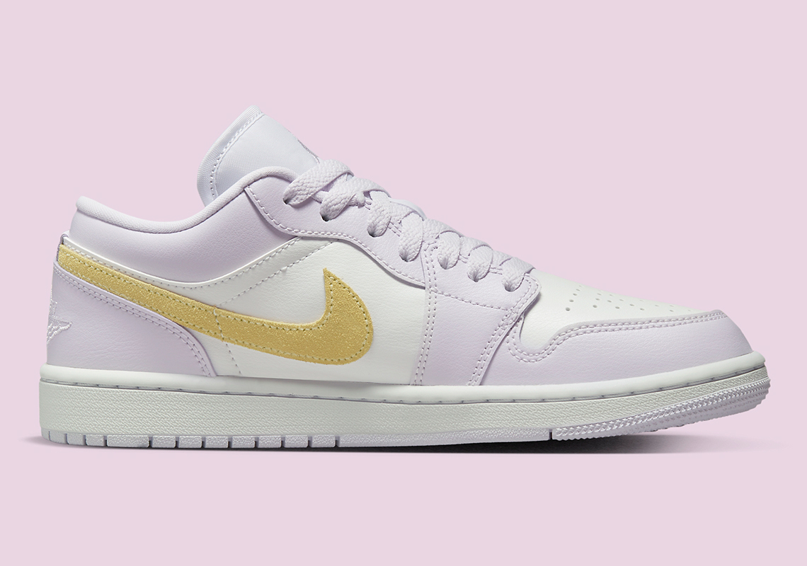 Air Jordan 1 Low Womens Light Purple Yellow Dc0774 501 5