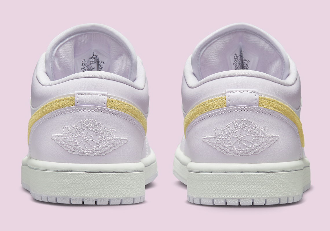 Air Jordan 1 Low Womens Light Purple Yellow Dc0774 501 6